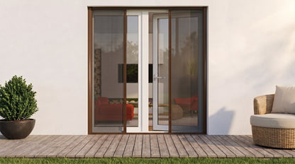 Double Door Retractable Fly Screen