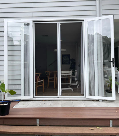 Double Door Retractable Fly Screen