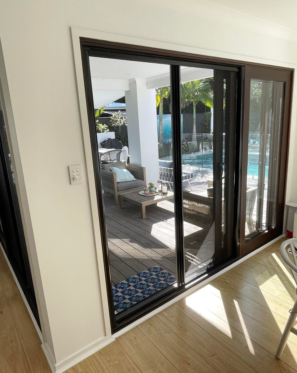 Double Door Retractable Fly Screen