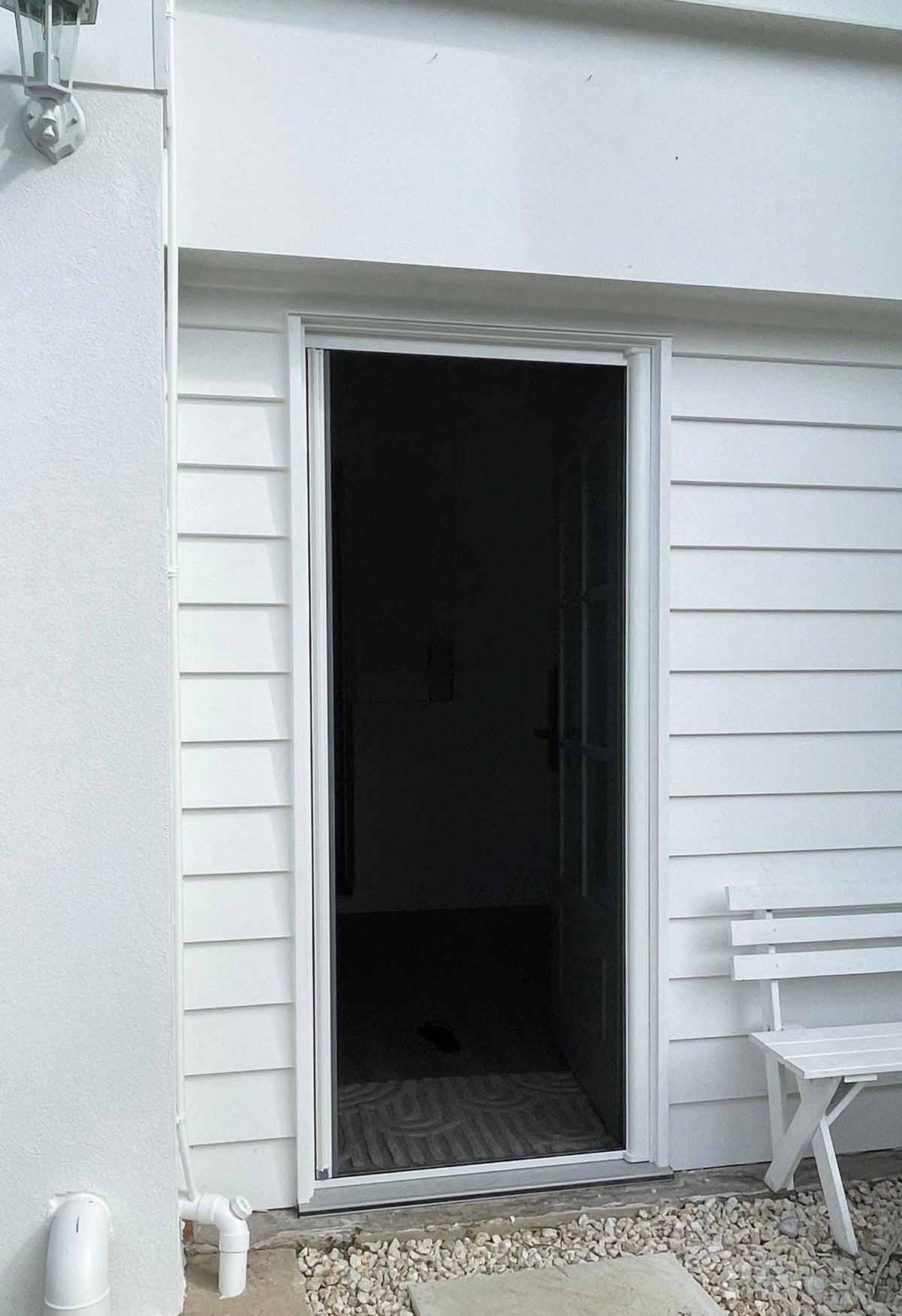 Single Door Retractable Fly Screen