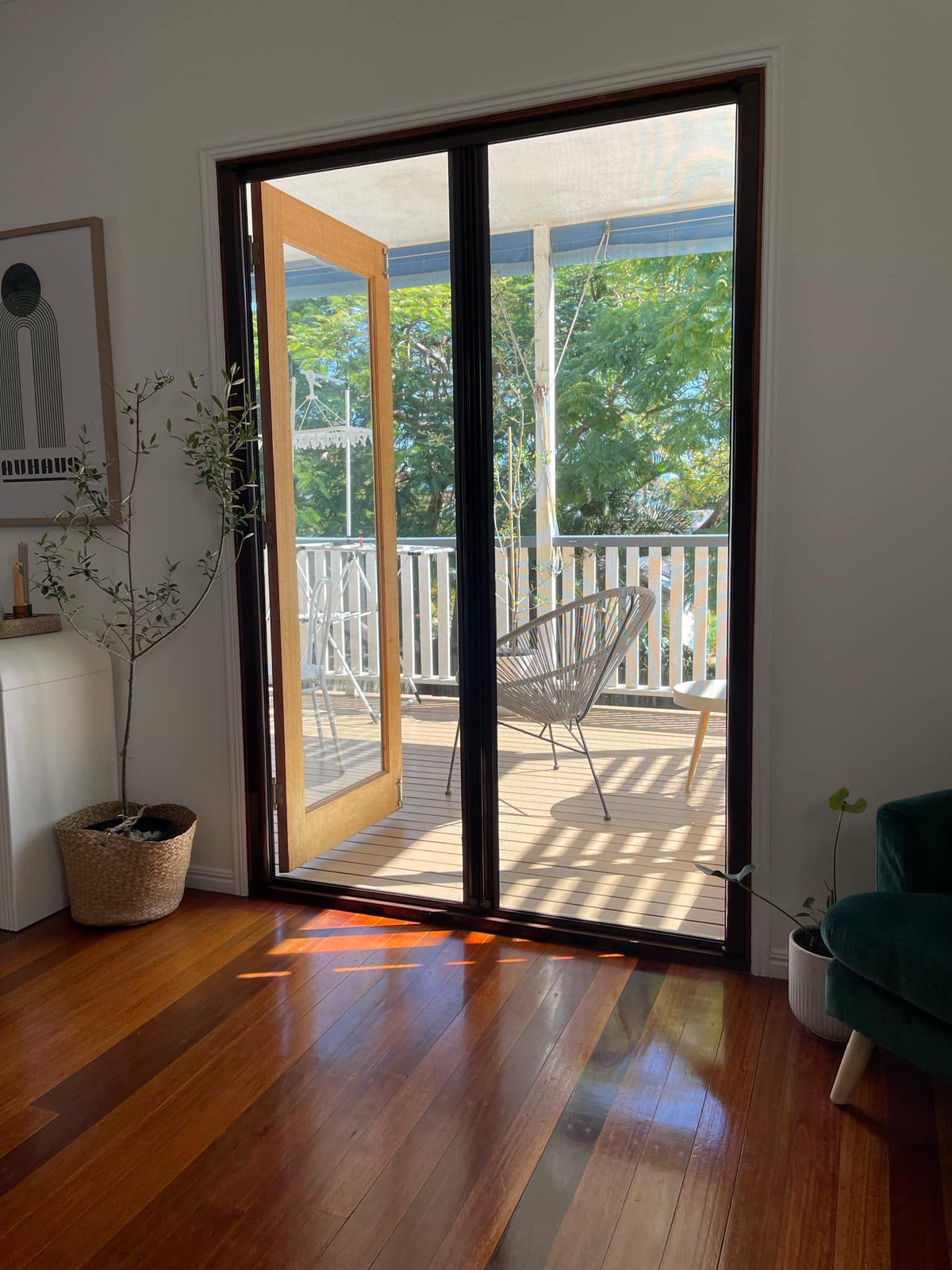 Double Door Retractable Fly Screen
