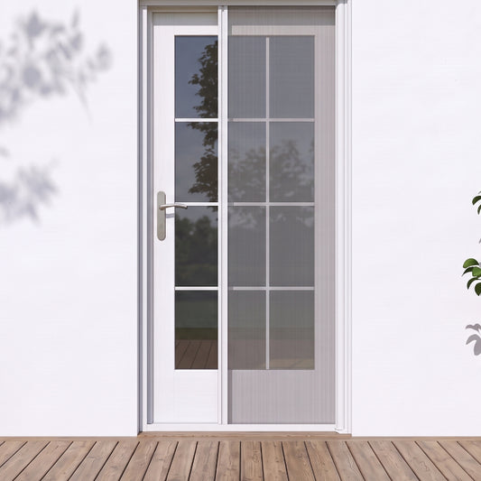 Single Door Retractable Fly Screen