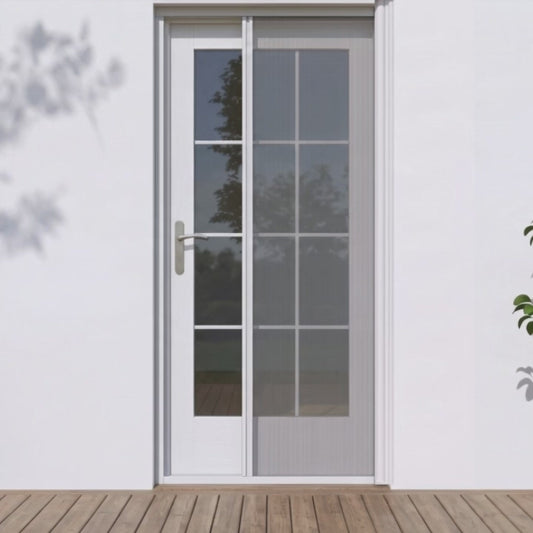 Single Door Retractable Fly Screen