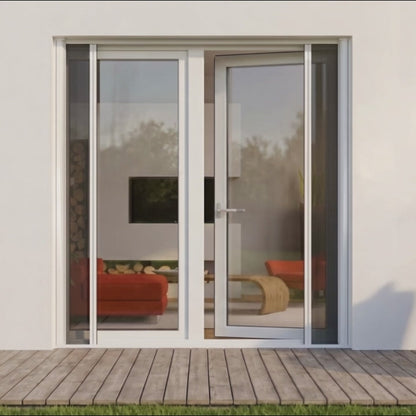 Double Door Retractable Fly Screen