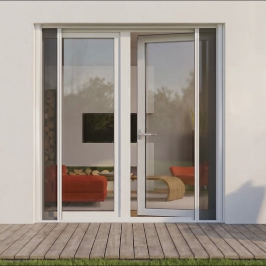 Double Door Retractable Fly Screen